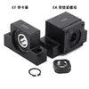 Assento de suporte para fuso de esferas EKEF06 08 10 12 15 assento de rolamento para fuso oferta especial atacado Aço Nº 45