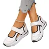2026 Nuevos Mocasines Casuales de Mujer para Comercio Exterior Transfronterizos Talla Grande Suela Gruesa Flyknit Transpirables Mocasines Casuales de Bloque de Color Zapatos de Mujer