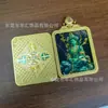 Al por mayor Thangka de Doble Ciervo Escuchando el Sutra Caja Gawa Colgante Thangka de Tara Verde Dorado Colorido Estilo Tibetano Colgante de Buda Portátil Adorno