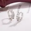 Pendientes de Hoja de Cristal de Hielo de Circonita con Sensación Fresca de Verano 2025 Nuevos Pendientes de Lujo Accesible Pendientes de Gama Alta Pendientes Versátiles