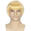Perucas Unissex em Formato de Cogumelo Bowl, Sucesso de Vendas Transfronteiriço, Perucas de Fibra de Alta Temperatura Pele de Melancia para Halloween, Vendas Diretas da Fábrica