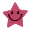 Venda Quente Desenho Animado Estrela Pvc Plano Decorativo Macio Aplique Acessórios de Cabelo Capa de Celular Estrela de Cinco Pontas DIY Acessórios de Joia