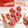 Pinza para el Cabello de Manzana Realista de Dibujos Animados, Accesorio Divertido y Original para el Cabello, Pinza Versátil para Flequillo para Niñas, Pasador Lindo y Dulce para Niños