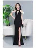 Elegante Vestido de Noche para Mujer 2026 Nuevo Estilo Lujo Ligero Nicho Gama Alta Estudiante Examen de Arte Fiesta de Cumpleaños Ceremonia de Adultos Primavera y Otoño