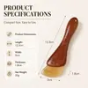 Palo de masaje de cuerno de sándalo natural, herramienta gua sha, lifting facial, masaje para el contorno de ojos, palo de masaje para puntos de acupuntura, para líneas finas y uso en todo el cuerpo