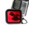Gopro5/6/7 caixa estanque filtro HERO5 caixa de mergulho filtro à prova d'água e à prova de poeira caixa protetora filtro de profundidade
