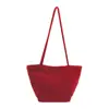 Bolso de axila de nicho, bolso tote minimalista, nueva colección otoño 2026, bolso tipo cubo de gran capacidad, bolso de hombro ligero y moderno