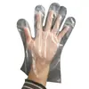 Guantes al por mayor para uso comercial, de grado alimenticio, a prueba de aceite, para llevar, tareas del hogar, Guantes de caucho PE, Certificación especial de grado alimenticio