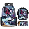 Mochila Mágica de Liberación Rápida Transfronteriza de Spider-Man Dibujo Animado Mochila Escolar para Estudiantes Mochila Escolar para Niños