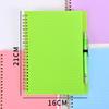 Cuaderno de hojas sueltas de PP para estudiantes, tamaño A5, con espiral, copia suave, papelería personalizada, venta al por mayor