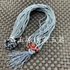 Jade Jade Hetian rojo colgante cuerda rojo sándalo cuenta superior cuerda colgante cuerda de collar ajustable cuerda gruesa elástica