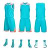 Venta al por mayor rápida de camisetas personalizadas de Nueva Jersey, uniforme de equipo de competición de secado rápido, uniforme de baloncesto, traje de verano para niños y adultos