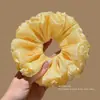 Elástico de Cabelo de Renda Coreana para Mulheres, Corda de Cabelo de Alta Qualidade e Exquisita para Penteados de Coque, Acessório de Cabelo
