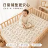 Colchón de felpa de gasa de algodón puro para bebé, manta suave para bebé para guardería, colchón grueso para cama de niño, venta al por mayor
