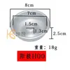 Rueda de molienda de molde hueco de gasa anódica para budín de pan de pastel Fort de 4/5/6/8 pulgadas Molde hueco para donas de chimenea