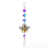 Amazon Nuevo Atrapasol Araña Abeja Escarabajo DIY Decoraciones de Atmósfera de Halloween Adornos Colgantes para Exteriores Cortina de Cuentas