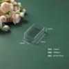 Caja Plástica Transparente Larga Ps para Empaque de Té y Almacenamiento de Póker, Forma Rectangular en Stock, Personalizable con Impresión de Logo
