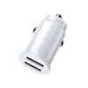 Cargador de coche de doble puerto USB transfronterizo 3.1A inteligente uno a dos cargador de teléfono móvil USB dual nuevo mini de doble puerto