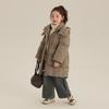Nuevo Invierno 2023 Chaqueta de plumón para niña de longitud media con capucha 90 Plumón de pato blanco Chaqueta de plumón para niños