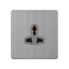 Comercio exterior una abierta tres agujeros cinco agujeros enchufe interruptor USB panel de acero inoxidable enchufe de pared venta al por mayor Sudeste Asiático General