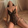 Lencería sexy divertida vertical sexy mono transparente uniforme de mujer seductor pasión tirantes pijama traje al por mayor 6242