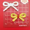 Pajarita de color degradado transparente simulada tipo hielo, accesorios de resina para manualidades para accesorios para el cabello, pinzas para el cabello, fundas para teléfonos, hebillas de zapatos y materiales decorativos
