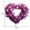 Guirnalda de Corazón Rojo Brillante Soñadora para el Día de San Valentín Transfronterizo Decoración de Boda Festival Adornos Colgantes para el Hogar Fabricante Mayorista
