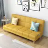 Sofá-cama de tecido simples, multifuncional e dobrável, de uso duplo para espaços pequenos, sofá de tecido tecnológico, preço especial, removível e lavável para a sala de estar