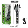 Linterna Multifuncional de Luz Potente, Martillo Rompevidrios para Exteriores de Largo Alcance, Linterna de Mano con Pantalla Digital y Carga Tipo-C