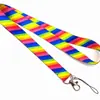 Comercio exterior colorido caricatura cuerda para colgar tarjeta de identificación tarjeta de trabajo etiqueta para teléfono móvil colgar del cuello cuerda para colgar llavero en stock