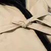 Comércio Exterior Transfronteiriço Moda Casual Inverno 2026 Europeia e Americana Jaqueta de Algodão com Capuz e Cadarço Gola de Pele Costurada para Mulheres C93036