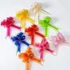 Cintas de Flores Tiradas a Mano para Habitación de Boda, Celebración de Boda, Escalera, Decoración de Sala de Estar, Empaque de Flores para Regalo, Caja de Regalo, Moño de Organza