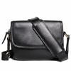 Comércio Exterior Nova Bolsa Retrô Masculina de Couro Crazy Horse Couro Genuíno Bolsa de Ombro Masculina Bolsa Transversal Feminina Grande Capacidade iPad Bolsa Quadrada Pequena
