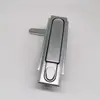 MS480-1-2 cerradura plana cromada con baño de arena, Cerradura plana tipo botón, cerradura de puerta de gabinete eléctrico, cerradura de puerta de chasis de gabinete