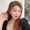 Coreano Dongdaemun Retro Geométrico Resina Cadena Aro para el Cabello para Mujer Celebridad de Internet Elegante Pinza para el Cabello estilo ins Nuevos Accesorios para el Cabello 277