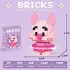 Nuevos Bloques de Construcción de Dibujos Animados Transfronterizos, Bloques de Ensamblaje de Micropartículas, Juguetes para Niños, Juguetes de Caja Sorpresa de Puesto Callejero, Regalos