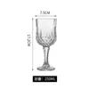 Copa de Cristal Transparente Creativa Copa de Regalo Copa de Vino Artesanías Copa de Vino Tinto con Diamantes Copa de Whisky Estilo Europeo