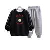 Conjunto para Meninos Primavera e Outono 2026 Nova Blusa de Moletom de Outono para Crianças Maiores, Roupa de Outono para Meninos, Legal, Estilosa e na Moda