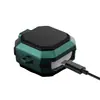 Funda Adecuada para Auriculares Bluetooth Samsung Galaxy Buds 4/Buds 4 Pro con Hebilla de Cierre y Carcasa con Patrón de Fibra de Carbono