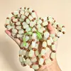 Venda Direta do Fabricante: Pulseiras de Jade Afegão Naturais para Homens e Mulheres, Contas em Formato de Barril, Pulseiras de Nó de Bambu, Pulseiras de Jade com Formatos Irregulares, Presentes