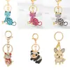 Pingente Criativo e Fashion de Chaveiro de Carro Novo, Gato da Sorte Sentado Pingente de Chaveiro Acessório para Bolsa Atacado
