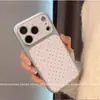 Adecuado para funda de iPhone 17 Pro Max iPhone 16 de Apple, estilo simple de alta gama, personalizado para mujeres, anticaída, diseño de conejo de lunares