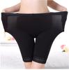Shorts de Segurança Modal Plus Size de Comprimento Estendido Cinco Pontos para Mulheres, Leggings com Renda na Barra de Fibra de Bambu, Invisíveis, Respiráveis e Confortáveis