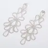 Pendientes retro de moda europea y americana, temperamento femenino, decoración de diamantes, personalidad, pendientes grandes exagerados, pendientes al por mayor E373