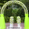 Arco de Flores para Casamento Arco de Flores de Seda Novo Modelo para Evento de Celebração de Inauguração de Loja Decoração de Arco de Casamento Arranjo de Flores Suporte de Flores