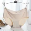 840 Calcinhas Femininas de Seda Gelada Calcinhas Sem Costura Calcinhas Peça Única Cintura Média Calcinhas Femininas Sexy Calcinhas Triângulo Atacado