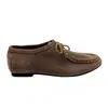 Sapatos Casuais de Camurça Estilo Canguru para Mulheres, com Cadarço e Sola Lisa, Mocassins de Couro Macio Estilo Britânico para Outono e Inverno