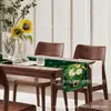 Nuevo St de Venta Caliente Temu. Mantel de Mesa de Patrick Trébol de Cuatro Hojas de la Suerte Estampado de Enano Mantel Decorativo a Prueba de Polvo para Mesa de Comedor