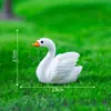 Boneca Cisne Branco Luminosa Criativa de Novo Produto Transfronteiriça Garrafa Ecológica Decoração DIY Acessórios para Pendurar Micro Paisagem Pequenos Enfeites