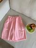 Pantalones para Niños 2026 Verano Niños Color Sólido Versátil de Cinco Puntos Pantalones de Chándal Niños Niñas Sueltos Pantalones de Chándal Estilo Básico